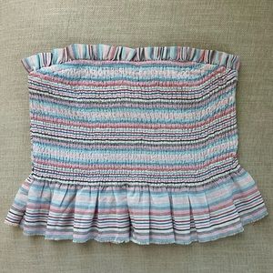 Cotton Candy LA Striped Tube Top